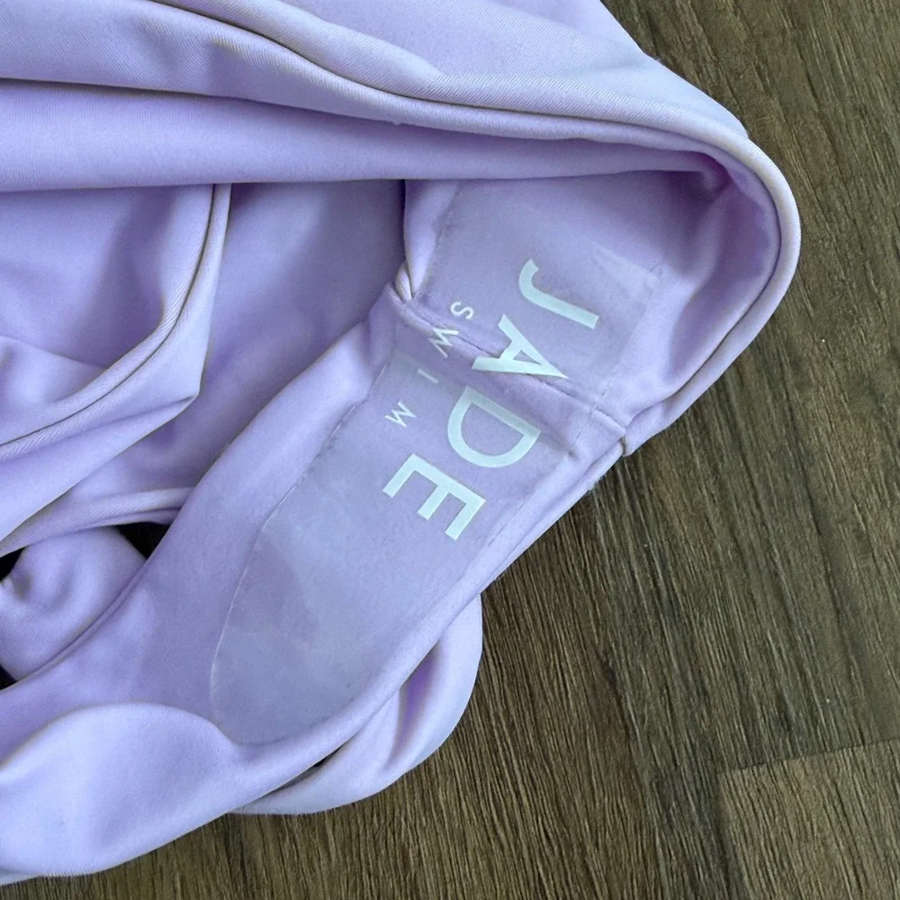 Jade Swim Women Lavender Purple One Shoulder‎ One Piece Swimsuit Extra Small XS